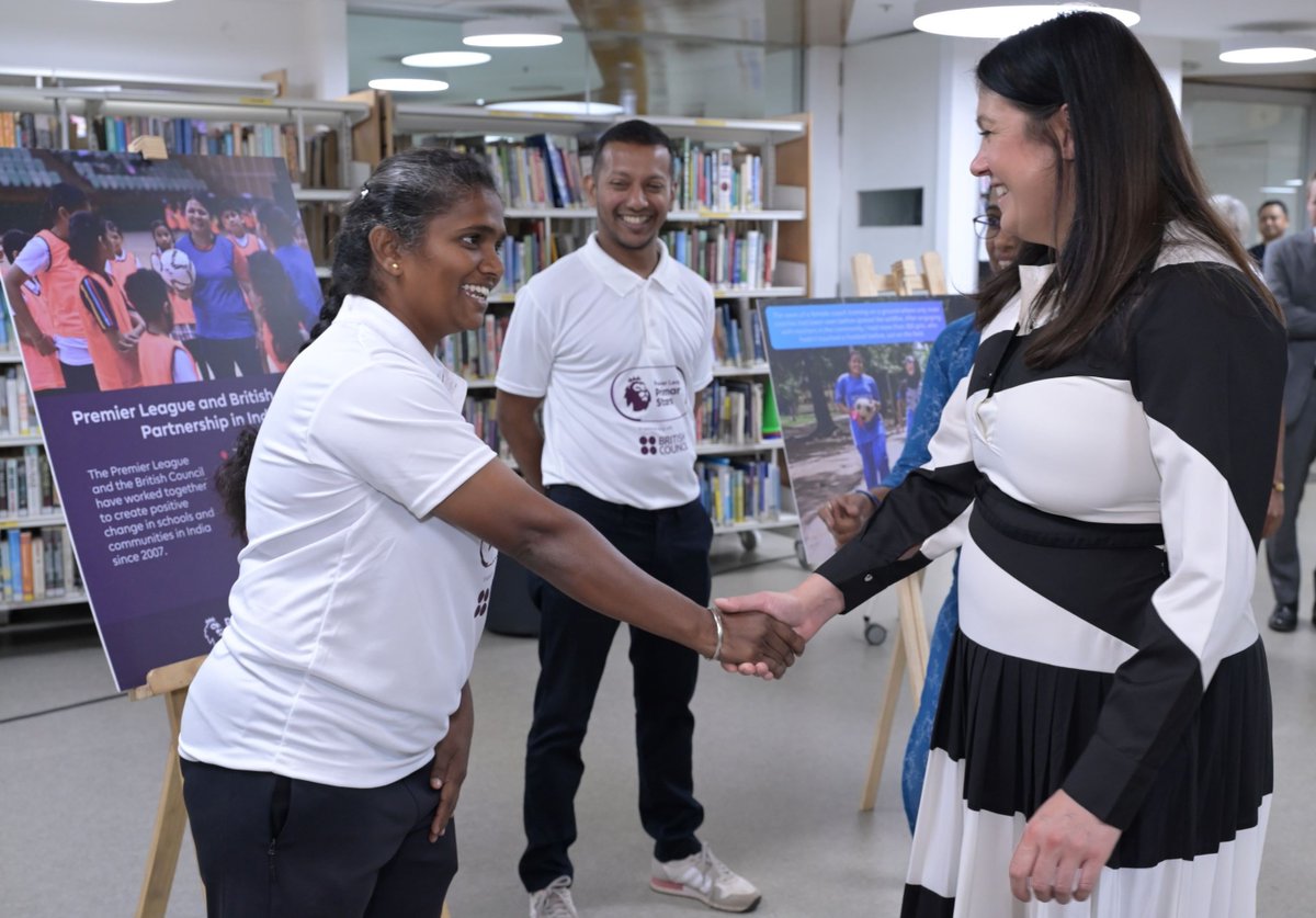 Premier Skills (@premierskills) on Twitter photo Since 2007, @PremierLeague & <a href="/BritishCouncil/">British Council</a> have empowered coaches and teachers across India.
During her visit to @inbritish, <a href="/lisanandy/">Lisa Nandy MP</a> met <a href="/PremierSkills/">Premier Skills</a> coaches to hear about the lasting impact of this 18-year partnership.
<a href="/PLCommunities/">Premier League Communities</a> <a href="/DCMS/">Department for Culture, Media and Sport</a> <a href="/PLforIndia/">Premier League India</a> Since 2007, @PremierLeague & <a href="/BritishCouncil/">British Council</a> have empowered coaches and teachers across India.
During her visit to @inbritish, <a href="/lisanandy/">Lisa Nandy MP</a> met <a href="/PremierSkills/">Premier Skills</a> coaches to hear about the lasting impact of this 18-year partnership.
<a href="/PLCommunities/">Premier League Communities</a> <a href="/DCMS/">Department for Culture, Media and Sport</a> <a href="/PLforIndia/">Premier League India</a>