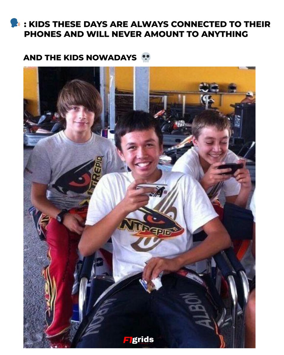 F1gridx's tweet image. And Those kids  

#f1 #f1drivers