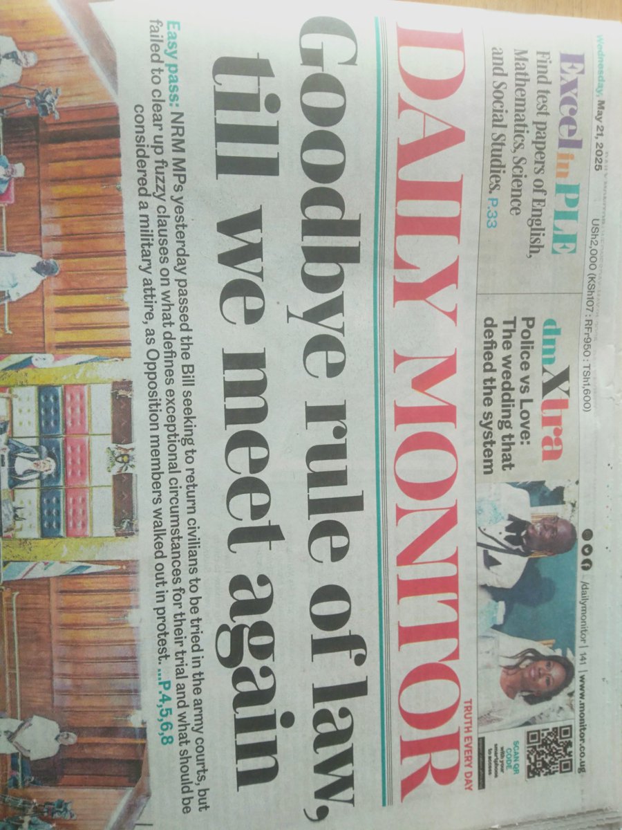 Tonny Muwangala (@tonnymuwangala) on Twitter photo This something bothers even today. With a headline from the same daily <a href="/DailyMonitor/">Daily Monitor</a> . In the not-too-distant-future! #UPDFBill <a href="/achekwech/">Allan Chekwech</a> ahaa... This something bothers even today. With a headline from the same daily <a href="/DailyMonitor/">Daily Monitor</a> . In the not-too-distant-future! #UPDFBill <a href="/achekwech/">Allan Chekwech</a> ahaa...