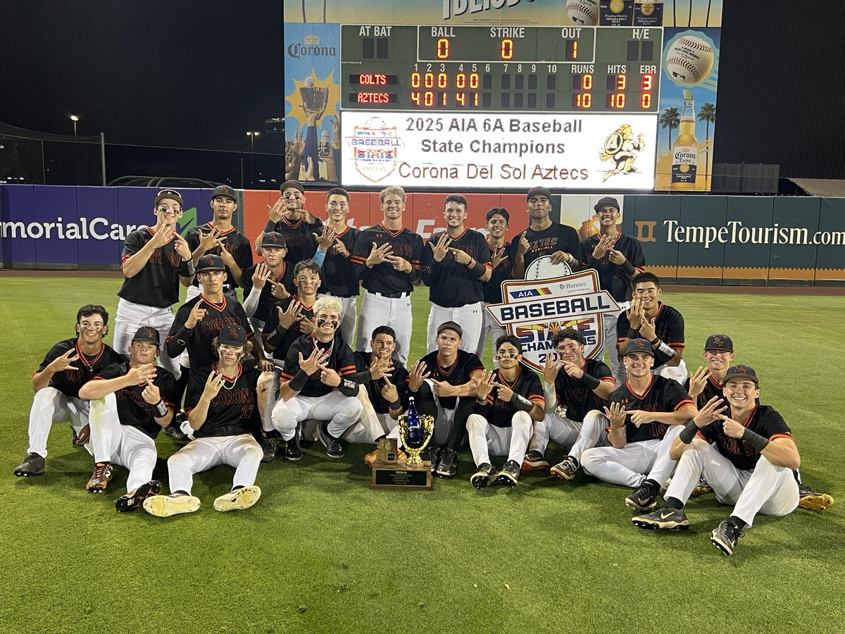 CDS Aztecs Baseball (@cds_baseball) on Twitter photo AZTECS ARE 2025 6A STATE CHAMPIONS!!!!
W - <a href="/brettcrosslandd/">Brett Crossland</a> CG, 3H, 2BB, 7K’s
<a href="/BenJacobus14/">Ben Jacobus</a> 3-4, 3R
<a href="/davidreidmoss/">davidreidmoss</a> 2-2 4RBI
<a href="/Conor_Rae08/">Conor Rae</a> 2-3 RBI AZTECS ARE 2025 6A STATE CHAMPIONS!!!!
W - <a href="/brettcrosslandd/">Brett Crossland</a> CG, 3H, 2BB, 7K’s
<a href="/BenJacobus14/">Ben Jacobus</a> 3-4, 3R
<a href="/davidreidmoss/">davidreidmoss</a> 2-2 4RBI
<a href="/Conor_Rae08/">Conor Rae</a> 2-3 RBI
