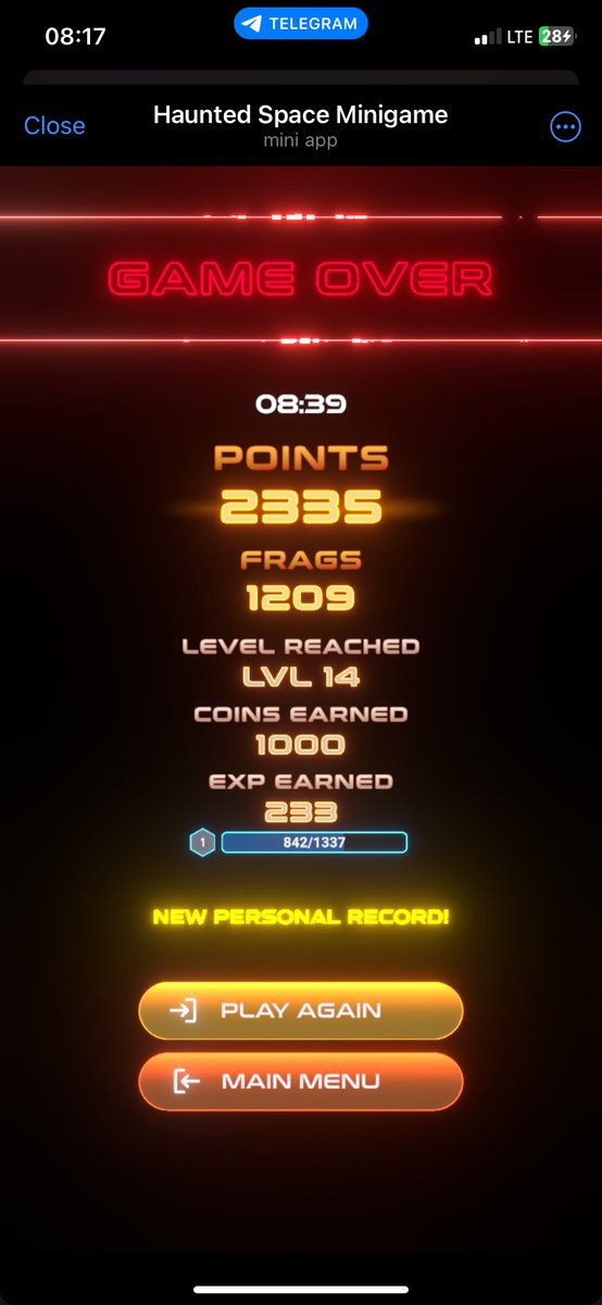 heisjuniior's tweet photo. Gm kings @HauntedSpace_ 

So interesting …..

Not easy to beat the high score https://t.co/dQDD3Nv9lb
