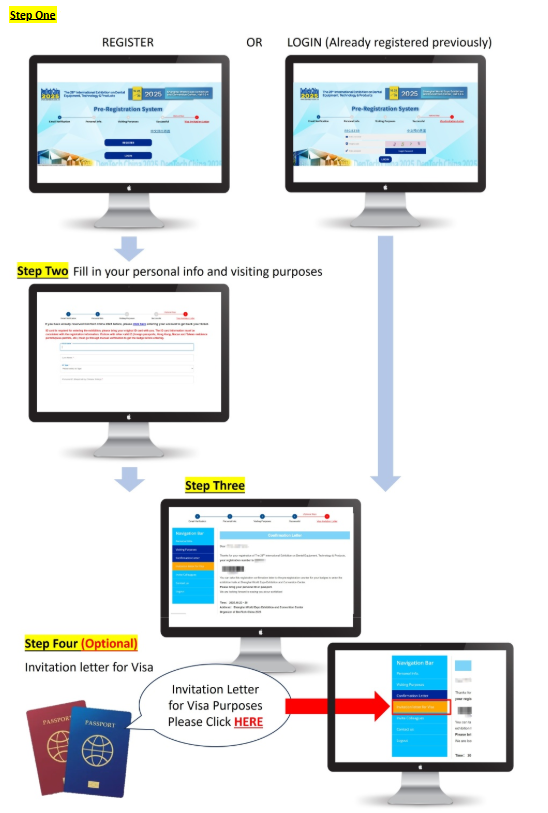 DenTechChina's tweet photo. DenTech China 2025 pre-registration is now online, follow the steps in the pictures below and click
https://t.co/LzAj4MkSwU to register.
For detailed information of DenTech China, please visit the official website https://t.co/Q1w4NPuNos. https://t.co/Sr2TLDf9gk