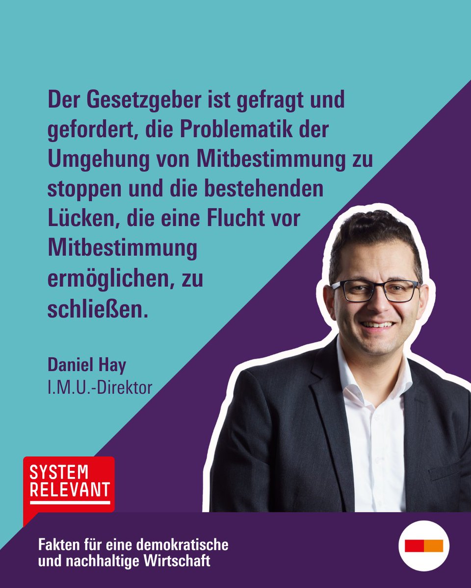 Statt Beschäftigten echte Mitsprache zu sichern, nutzen immer mehr Unternehmen Lücken, um #Mitbestimmung zu umgehen. Warum der Koalitionsvertrag daran kaum etwas ändert und was jetzt zu tun ist, erklärt I.M.U.-Direktor Daniel Hay bei uns im #Podcast:

🎧 boeckler.de/de/podcasts-22…