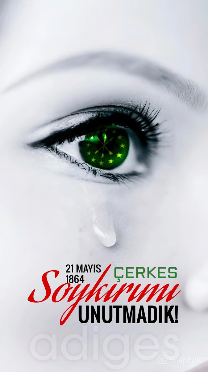 UNUTMADIK!
1864 Çerkes Soykırımı ve Sürgünü’nü KINIYOR,
Bu insanlık suçunu işleyen Rus İmparatorluğu’nu LANETLİYORUZ!

Ve en az bu suç kadar ağır olan, DÜNYANIN SESSİZLİĞİNİ de asla unutmayacağız!l #Adiges 

#21Mayıs1864
#ÇerkesSoykırımı
#CircassianGenocide
#WeRemember1864