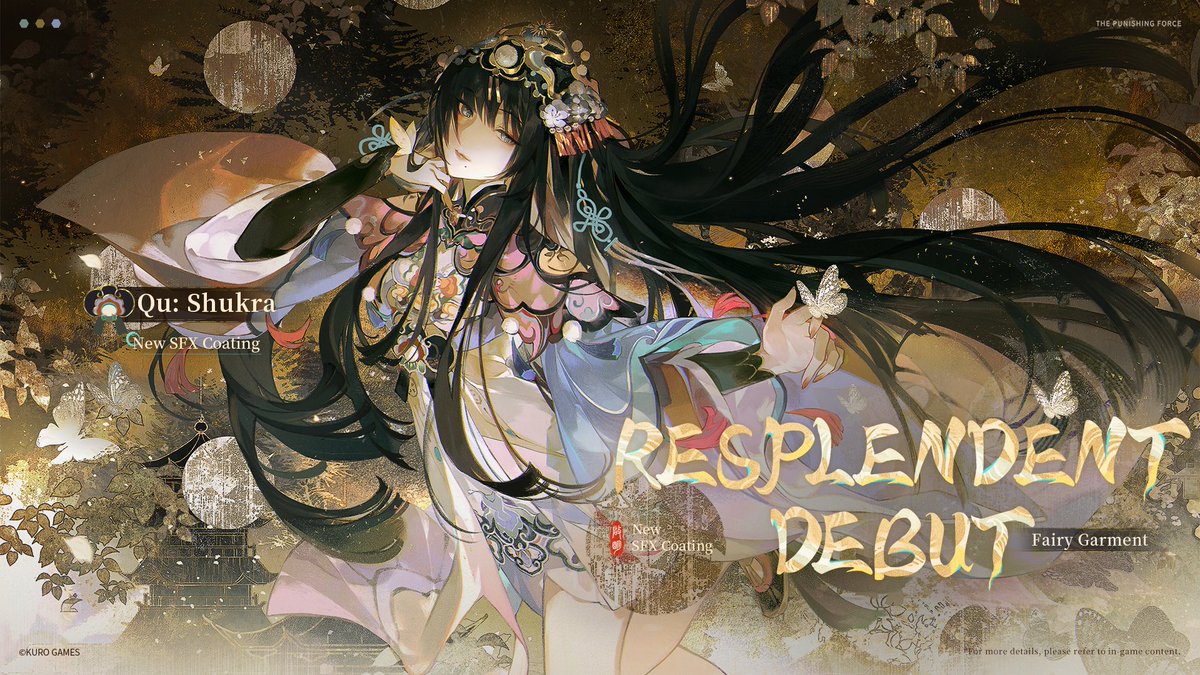 The SFX coating Resplendent Debut for Qu: Shukra, as well as the