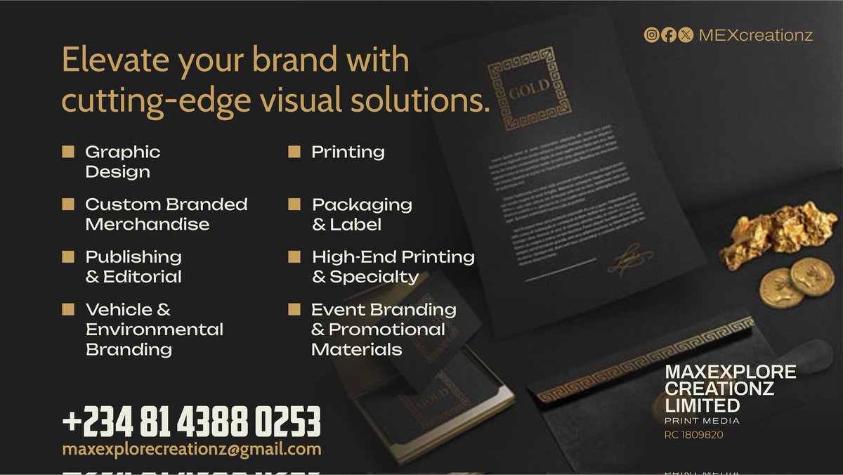 MEXcreationz's tweet photo. Your brand deserves more than templates. It deserves intention, precision, and quality.

From business cards to banners, from branded mugs to magazines — we bring your identity to life through expert design and flawless printing.

Let's create something remarkable today. https://t.co/JFavQGZg6r