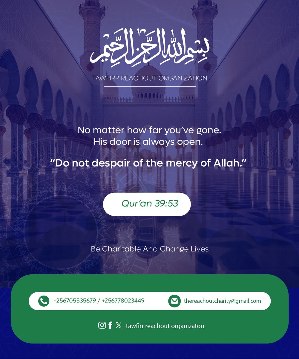 reachoutcha2020's tweet photo. In other words, turn to Allah before you return to HIM.
#islamicknowledge #islamicreminderse #muslimbrothersandsisters #islamquotes #quransayings #quranquotes #quranverses #islamicquote https://t.co/n3JIAY8MPC