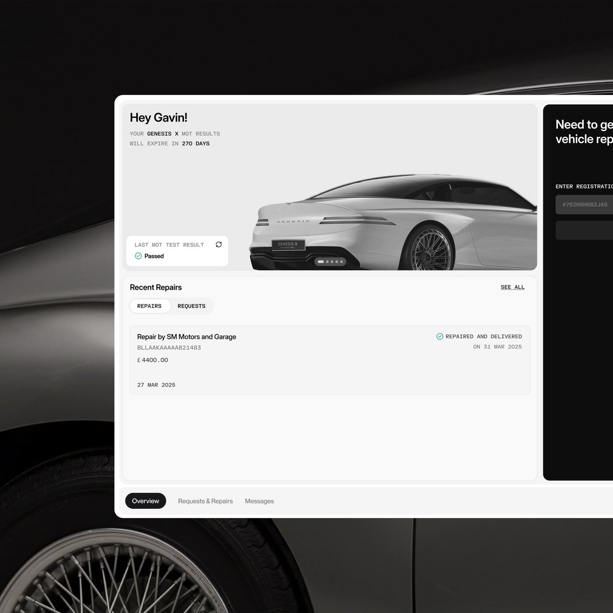 Ibad_devsed's tweet photo. Working on exciting stuff!

#Design #minimal #uidesign #mottest
#cars #booking #garage #motors https://t.co/aLXK6VLIMq