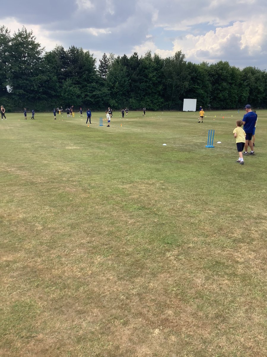OLMCAshton's tweet photo. Yesterday our cricket team took part in the Tameside heats and played amazingly winning both games and qualifying for the finals in a few weeks. It was a great event and a wonderful atmosphere, well done everyone 💙💛@tamesidessp @DynamosCricket https://t.co/Zaw4JwkAh4