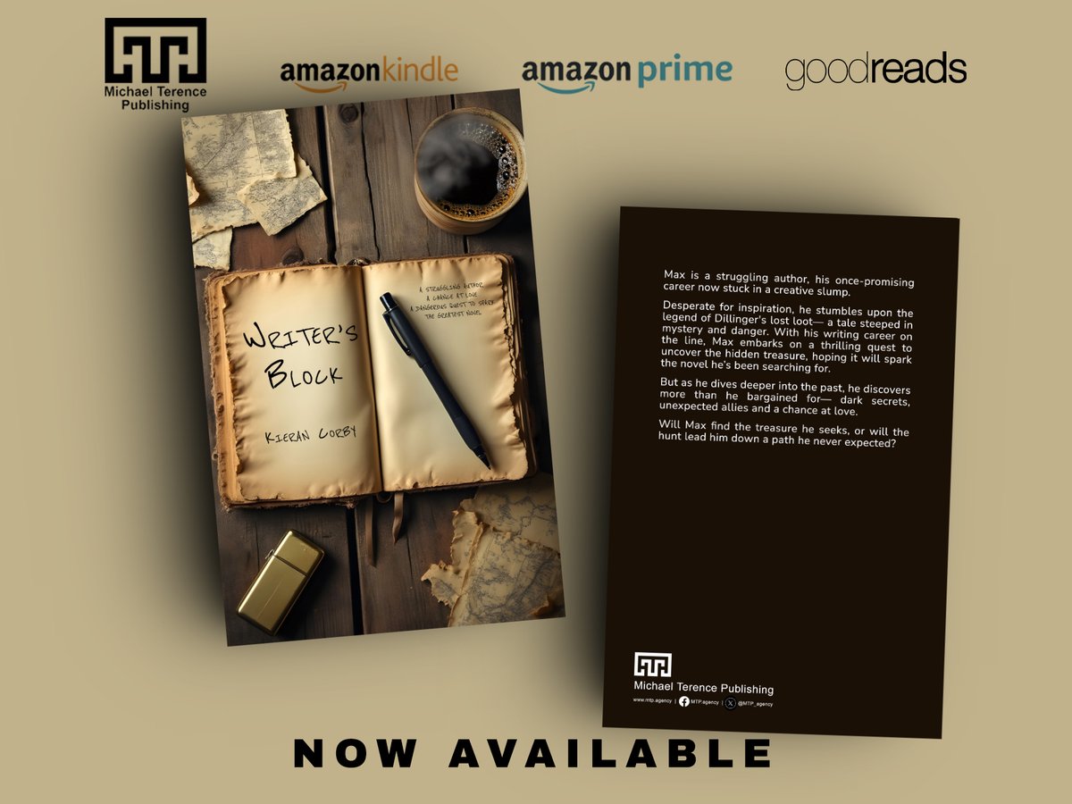 Michael Terence Publishing (@mtp_agency) on Twitter photo MTP is proud to present, Writer's Block by Kieran Corby <a href="/CorbyKiera67907/">Kieran Corby</a>
mybook.to/WRITEBLOCK MTP is proud to present, Writer's Block by Kieran Corby <a href="/CorbyKiera67907/">Kieran Corby</a>
mybook.to/WRITEBLOCK