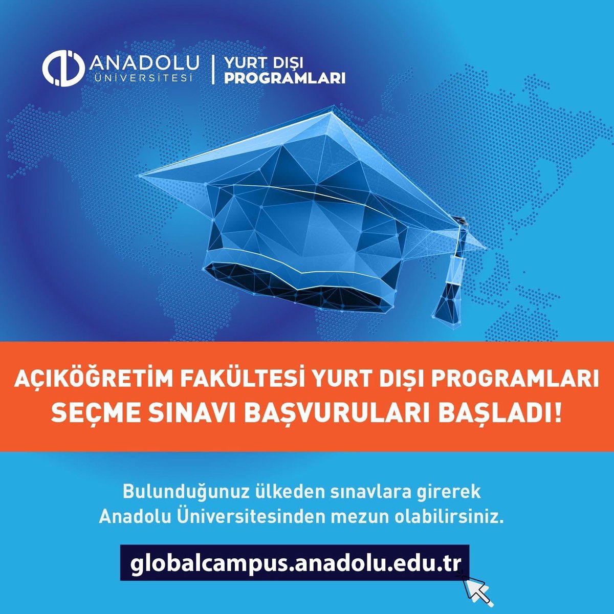 Berlin Eğitim Ataşeliği (@mebberlinea) on Twitter photo Anadolu Üniversitesinin Açıköğretim Sistemi Yurtdışı Programlarına 2025-2026 öğretim yılında kaydolmayı düşünen lise veya dengi okul mezunu/mezun olabilecek öğrenci adayları için Öğrenci Seçme Sınavı başvuruları alınmaya başlanmıştır.
<a href="/ProfDrMetinAksy/">Metin Aksoy</a>
<a href="/tcmeb/">Millî Eğitim Bakanlığı</a>
<a href="/mebyyegm/">Yükseköğretim ve Yurt Dışı Eğitim Genel Müdürlüğü</a> Anadolu Üniversitesinin Açıköğretim Sistemi Yurtdışı Programlarına 2025-2026 öğretim yılında kaydolmayı düşünen lise veya dengi okul mezunu/mezun olabilecek öğrenci adayları için Öğrenci Seçme Sınavı başvuruları alınmaya başlanmıştır.
<a href="/ProfDrMetinAksy/">Metin Aksoy</a>
<a href="/tcmeb/">Millî Eğitim Bakanlığı</a>
<a href="/mebyyegm/">Yükseköğretim ve Yurt Dışı Eğitim Genel Müdürlüğü</a>