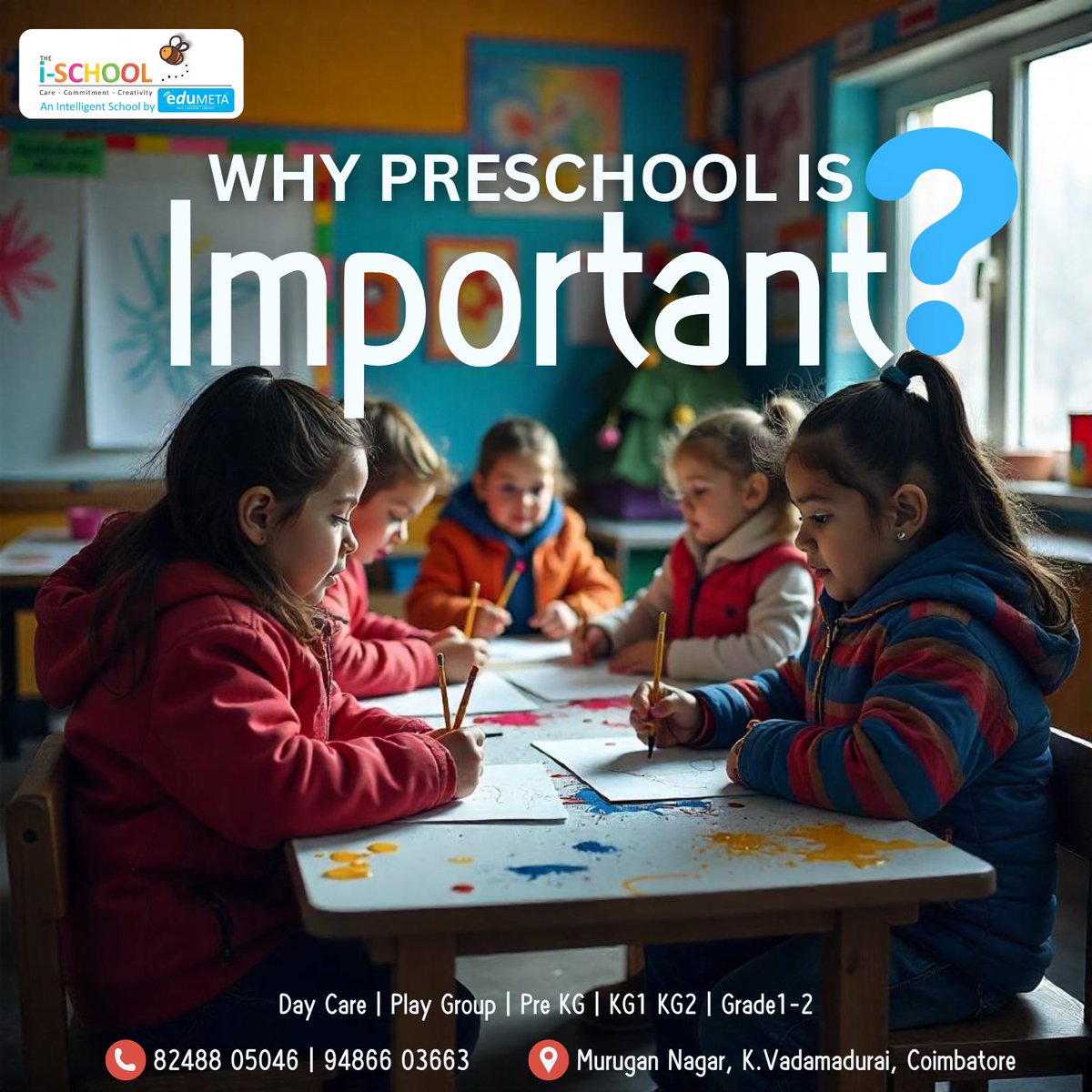 edumetatis's tweet photo. The i-School, we believe that preschool isn’t just a stepping stone—it’s the foundation of a lifelong love for learning. From language and cognitive skills to emotional superpowers and independence, our nurturing environment is designed to unlock...
🔗 https://t.co/Ay9if0csZT https://t.co/55a1xbAdcV