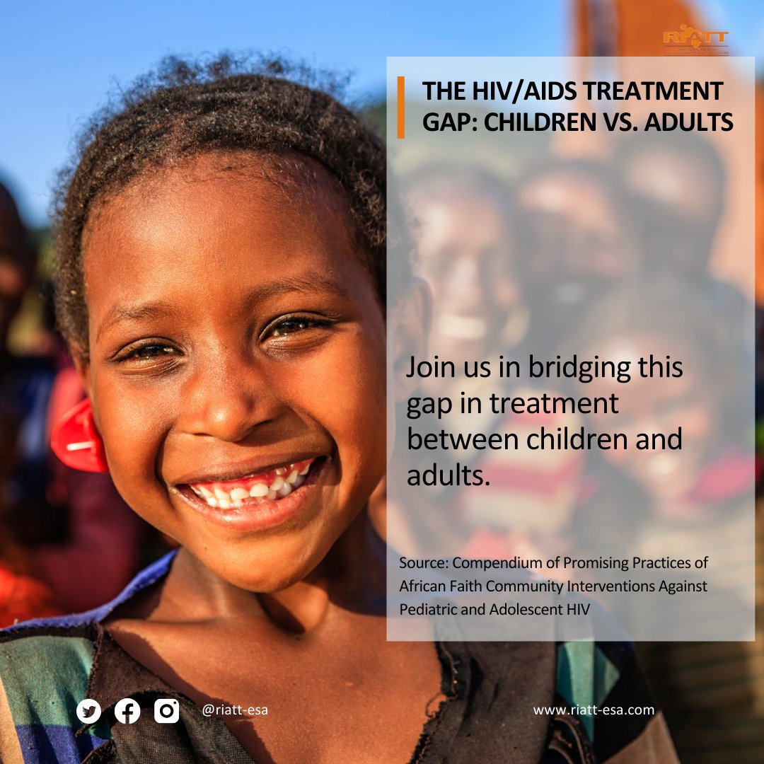 The HIV treatment gap is heartbreaking: Only 52% of children with HIV are on treatment, vs. 76% of adults. 💔

Kids are 4% of PLHIV but 15% of AIDS deaths. This inequality must end. Swipe to see the data.
#HIVTreatmentGap #PaediatricHIV #EndAIDSinChildren #HealthEquity #UNAIDS