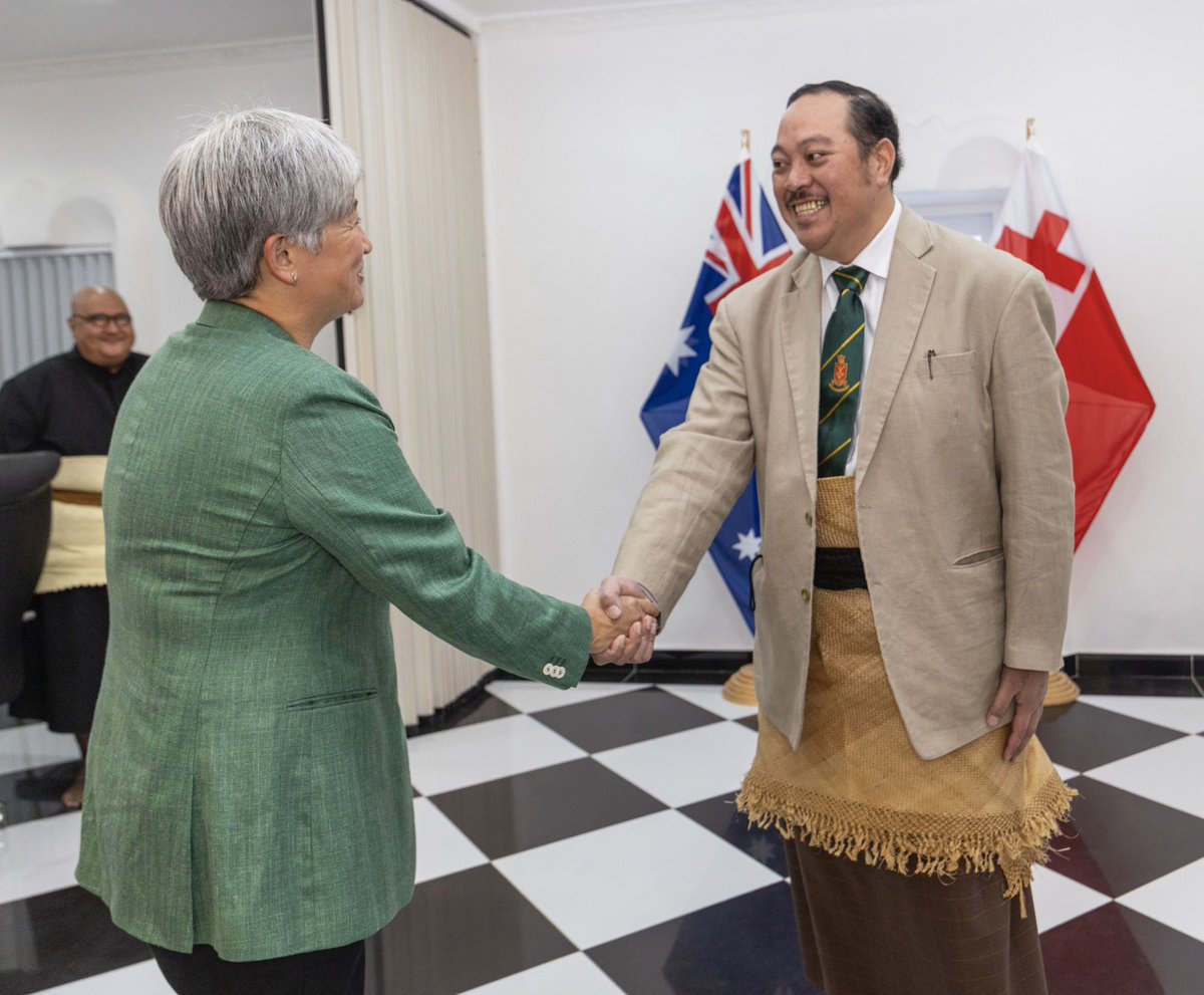 Tonga is a nation that understands strength and sovereignty - and acts with humility. 

It was a privilege to meet with Tonga’s Defence and Foreign Affairs Minister, HRH The Crown Prince Tupouto’a ‘Ulukalala and Prime Minister Eke.