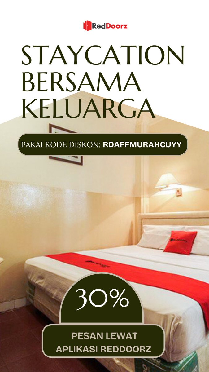 Dzikridhani's tweet photo. kode promo berlaku hingga 1 tahun 
Kode diskon: RDAFFMURAHCUYY 

Segera pesan dan nikmati liburan lebih hemat!!. https://t.co/r9QrUvAUjb