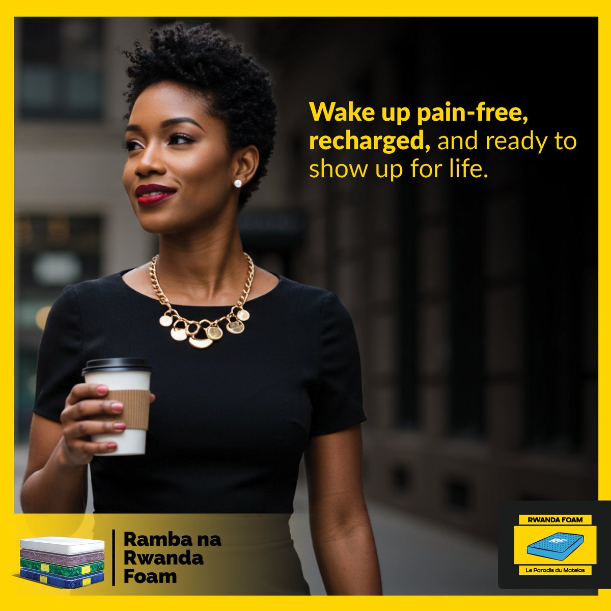 We’re more than a mattress, we’re your partner in well-being. Rwanda Foam is with you every step of the way — night after night, dream after dream!
#RambaNaRwandaFoam #stressfree