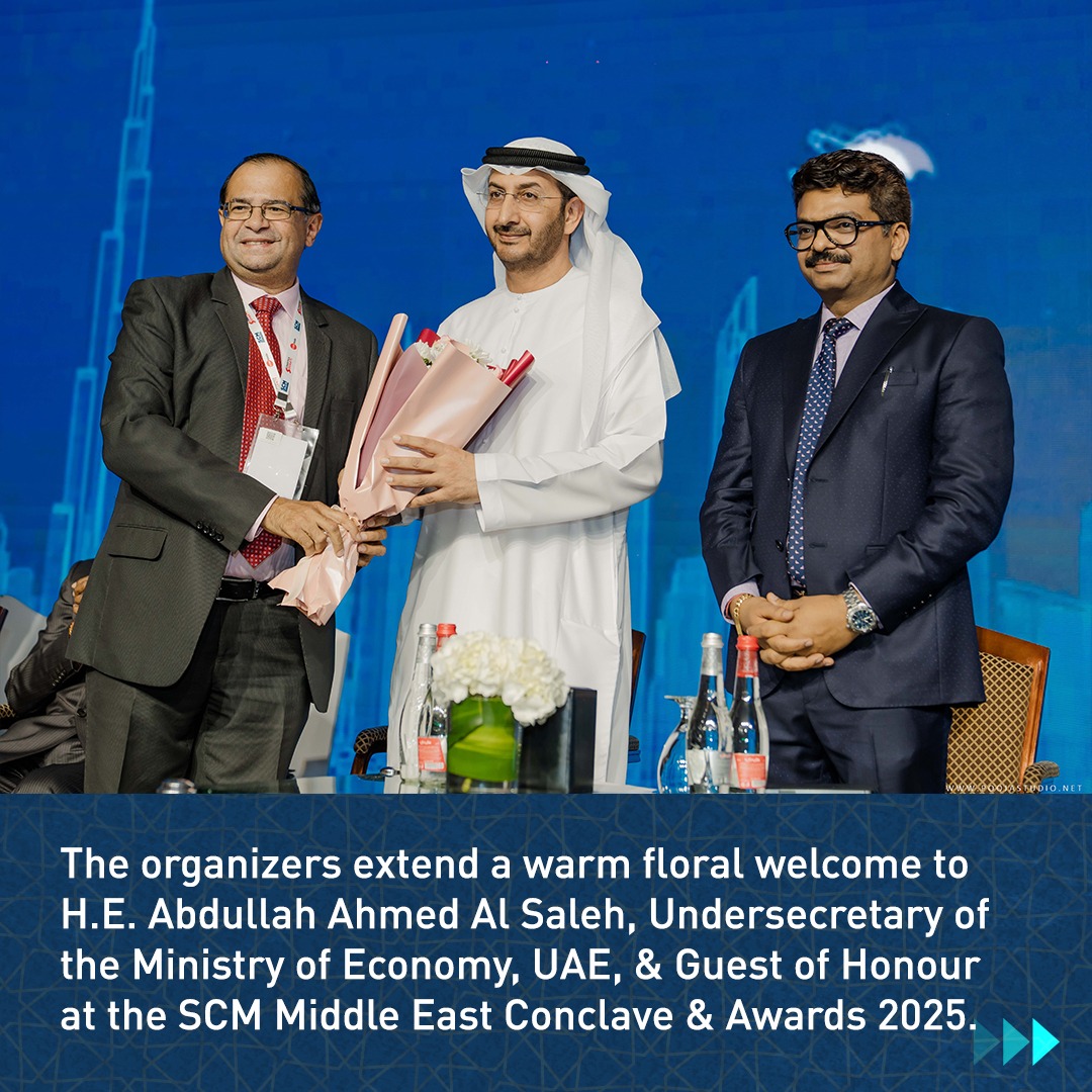 Logisticshakti's tweet image. We made headlines in @khaleejtimes ! 🗞️

The #SCMConclave was spotlighted as a benchmark for global innovation, with IMEC at the core of discussions. Visionaries and changemakers came together to redefine supply chain dynamics.

Read more: linkedin.com/posts/khaleejt…

 #SCMMiddleEast
