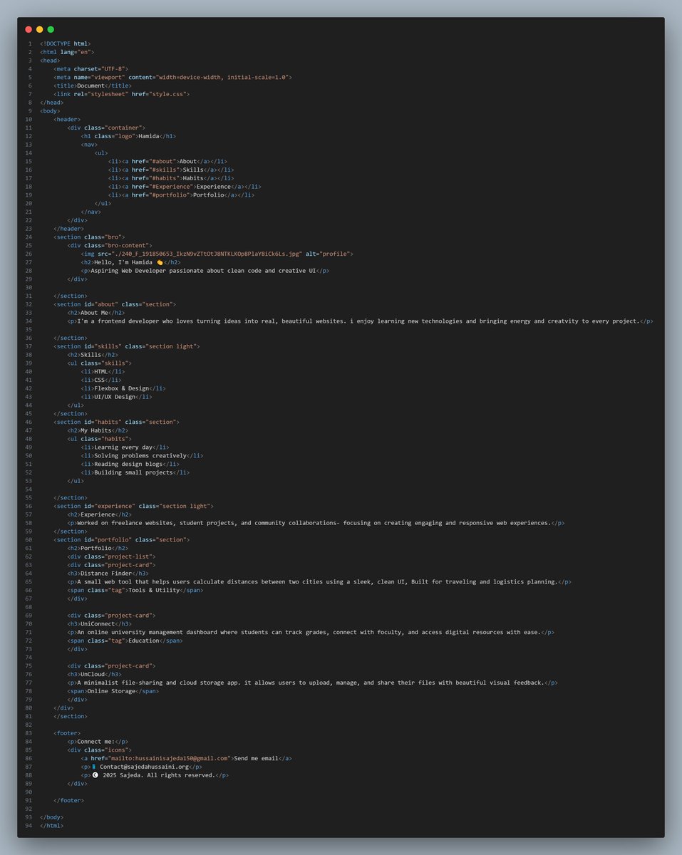 HussainiSajeda's tweet photo. I designed this page by HTML &amp; CSS successfully😅✅
@Wajiha_Niazi @f_forough @CodeToInspire #afghangirlscode #HTML #CSS #HTML5 #CSS3 #WebDesign #WebDevelopment #FrontendDeveloper #LearnToCode #CodeNewbie #100DaysOfCode #CodingLife #CodeIsLife #WomenWhoCode #GirlsWhoCode #improve https://t.co/baVqxKDNzN