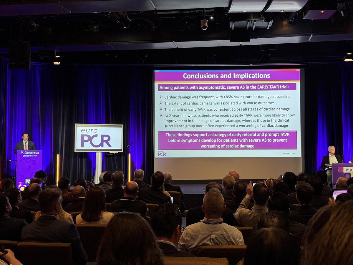Alessandro Beneduce (@abeneducemd) on Twitter photo Incidence, evolution and impact of cardiac damage in asymptomatic patients with severe #vhdAS ❤️🩹
Interesting analysis of the EARLY TAVR trial by <a href="/PhilGenereuxMD/">Philippe Genereux</a> #EuroPCR 2025 🇫🇷
Should we redefine the definition of severe #vhdAS? Incidence, evolution and impact of cardiac damage in asymptomatic patients with severe #vhdAS ❤️🩹
Interesting analysis of the EARLY TAVR trial by <a href="/PhilGenereuxMD/">Philippe Genereux</a> #EuroPCR 2025 🇫🇷
Should we redefine the definition of severe #vhdAS?