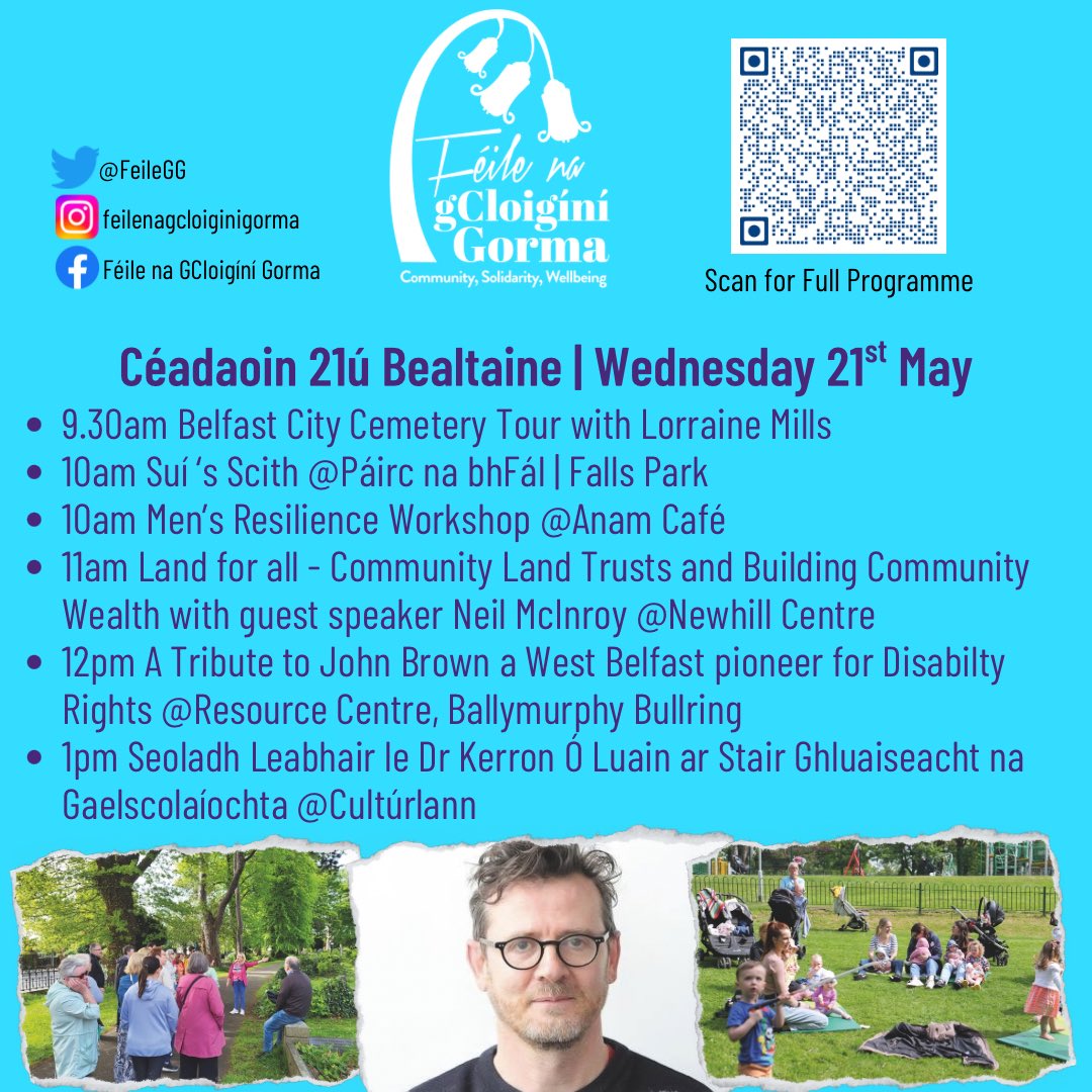 Cad é atá ar siúl inniu?🤩👇🏽

What’s on today?🤩👇🏽

Bígí linn!☀️

#FNGG25
#Pobal #Dlúthpháirtíocht #Folláine
#Community #Solidarity #Wellbeing