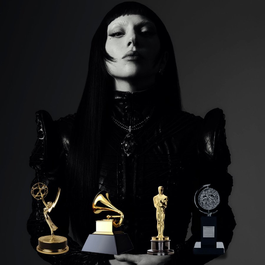 BraveForGaga95's tweet image. LADY GAGA IS ONLY ONE TONY AWARD AWAY FROM REACHING THE LEGENDARY EGOT STATUS!