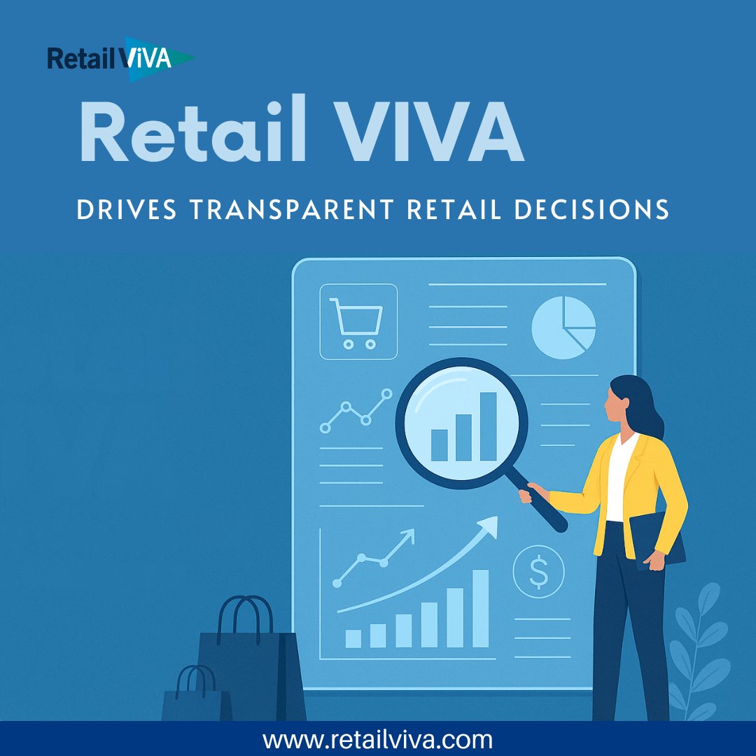 RetailViVA's tweet image. Retail ViVA empowers retailers to make confident, data-backed decisions that directly impact profitability and customer satisfaction.
#RetailInnovation #DataDrivenRetail #RetailTechnology #SmartRetail #RetailAnalytics #RetailViVA