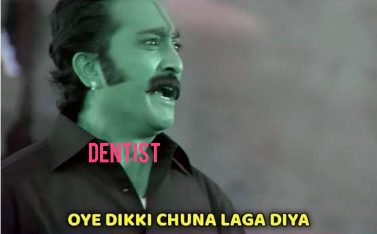 AtharRasool96's tweet photo. When patient doesnot come back after hearing the rates of rct  after one visit
@dental_jokes https://t.co/lpkH9YZLEy