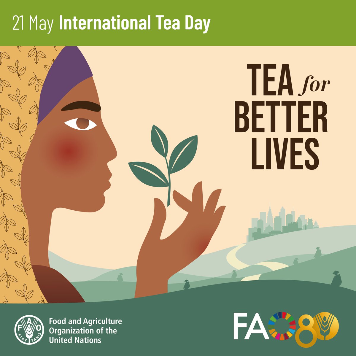 Happy #InternationalTeaDay! 

Did you know tea is the world’s most consumed drink, after water? For more information, see 📷 bit.ly/3H2tThr 

#teaday