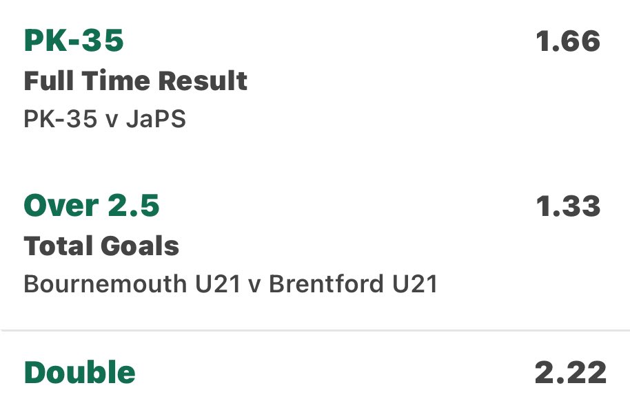 An0nTipster's tweet image. TODAY’S BEST BETS ARE IN

⚔️ Double @ 2.22
⚒️ Bet Builder @ 2.05
⚡ Bet Builder @ 1.95
🔥 Overs Acca @ 5.58

#BettingTwitter #FootballBets #AccaTips #BetBuilder #FootyAcca #Tips #betting