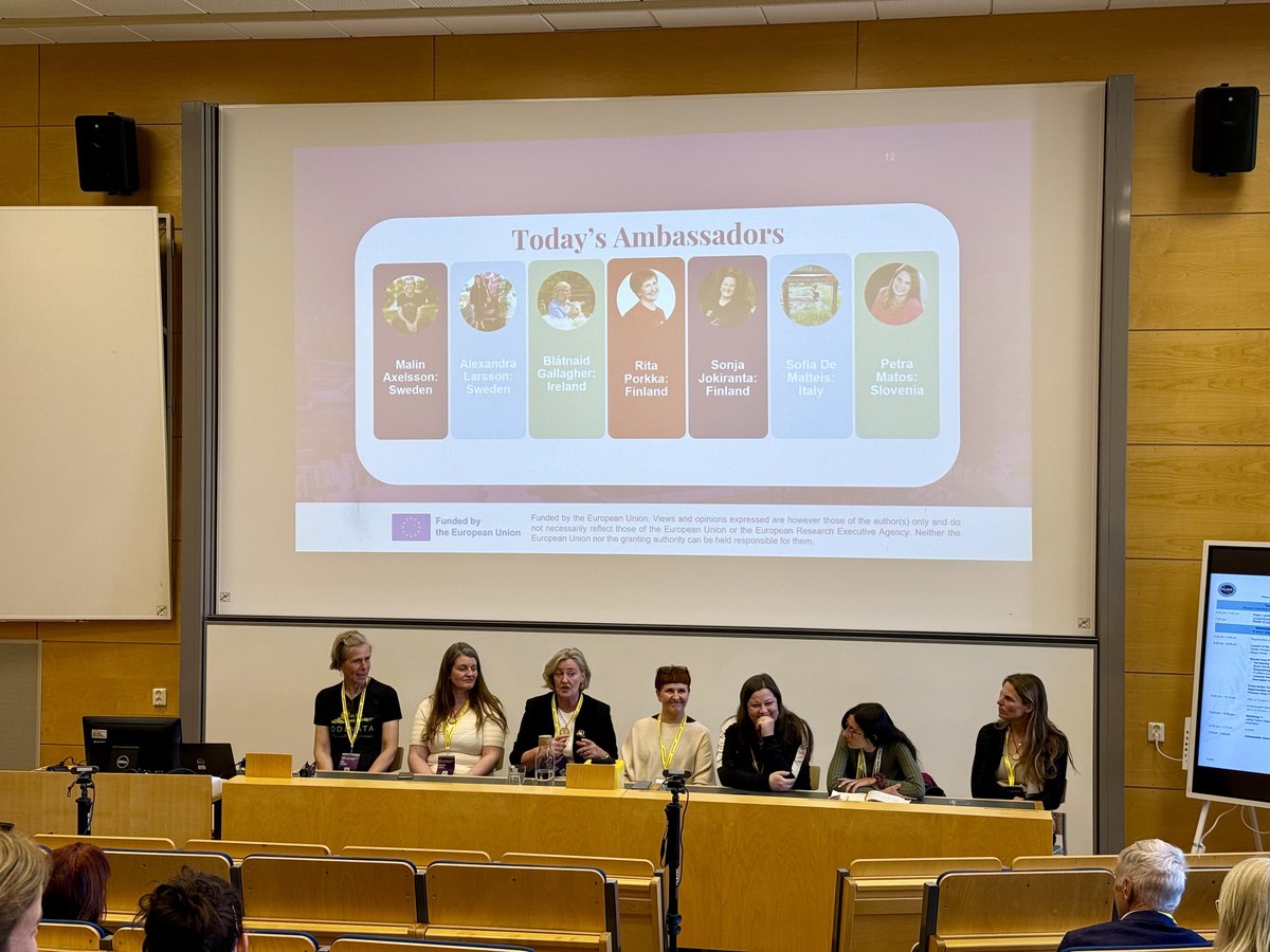 FLIARA_Project's tweet image. 🌿The 4th and final Community of Practice event for the FLIARA project just wrapped up in Växjö, Sweden, and it was a resounding success! Women innovators, dedicated policymakers, key stakeholders, AND FLIARA's incredible ambassadors from across Europe convened for two days of…