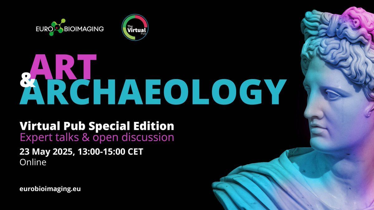 Join us on Friday, May 23 for the Special Edition #VirtualPub! Alice dal Fovo, National Research Council, National Institute of Optics, will give a fascinating talk on “Multimodal imaging approaches to unveil hidden details in paintings.” 🎨 🖌️ 
All are welcome! 
More 🔽
