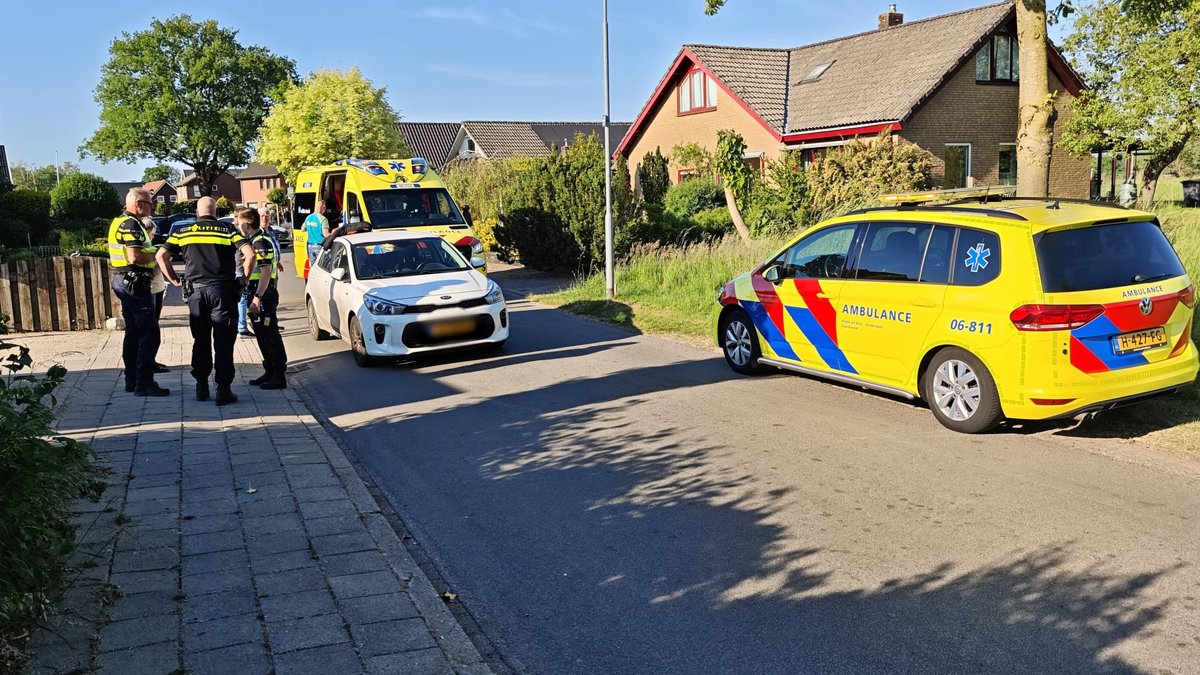 Ernstige aanrijding met gewonde jongen in Westendorp