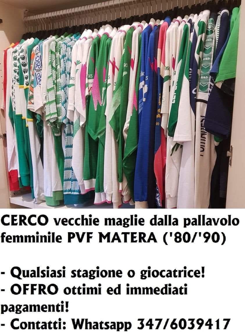 PvfMatera's tweet photo. 💥 CERCO 💥
vecchie maglie della pallavolo PVF MATERA!
(dal 1985 al 2000)️🏐🏆🇮🇹️
- pagamenti immediati! 💵💵 
Contatti: Whatsapp 3476039417

#pvf #matera #pallavolo #volley #maglia #maglie #collezione #vintage #calcio #bari #altamura #napoli #basket #jersey #potenza #90s #80s https://t.co/5i5EWxSPk9