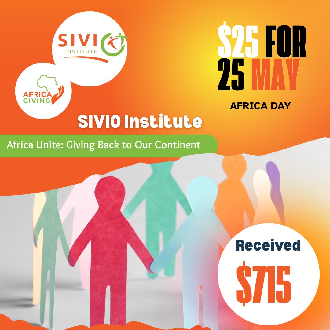US$715. That’s the power of agency. 

Thank you, for supporting SIVIO Institute’s mission to put citizens at the heart of Africa’s transformation! Your gift is more than a donation, it’s a spark for policy change, research, and real impact.  

🔗Donate: africagiving.org