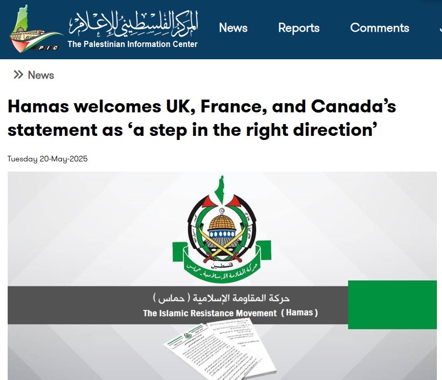 Arsen Ostrovsky 🎗️ (@ostrov_a) on Twitter photo A reminder, when genocidal jihadists like Hamas "thank" you, you are on the WRONG side of history!
🇬🇧 <a href="/Keir_Starmer/">Keir Starmer</a>
🇫🇷 <a href="/EmmanuelMacron/">Emmanuel Macron</a>
🇨🇦 <a href="/MarkJCarney/">Mark Carney</a> A reminder, when genocidal jihadists like Hamas "thank" you, you are on the WRONG side of history!
🇬🇧 <a href="/Keir_Starmer/">Keir Starmer</a>
🇫🇷 <a href="/EmmanuelMacron/">Emmanuel Macron</a>
🇨🇦 <a href="/MarkJCarney/">Mark Carney</a>