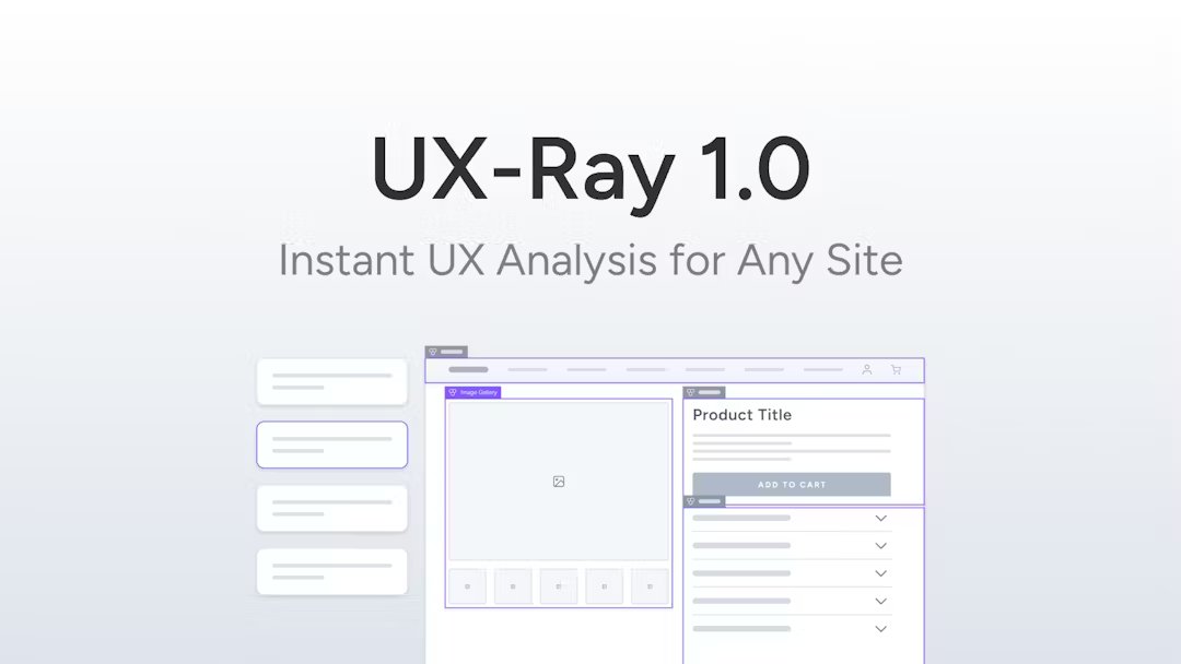🚨 Our new AI-powered feature is now live! UX-Ray scans any ecommerce site and gives you instant UX analysis — powered by Baymard’s 150,000+ hours of research. More information here. 👉baymard.com/blog/ux-ray-be…

With UX-Ray 1.0, you can:  
🔎 Spot critical UX issues in minutes 
📊