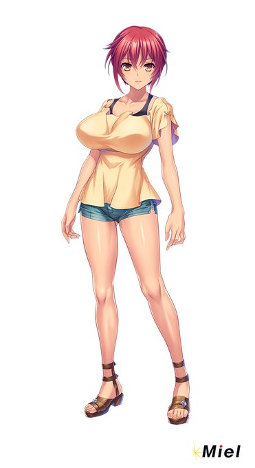 現在、作業中の6月発売予定の新作立ち絵。今回は、田舎を舞台にした孕ませハーレムです! 