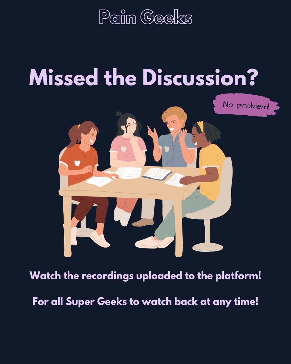 🎬 Hit play on learning that sticks.

Our recorded sessions aren’t just replays—they’re powerful learning tools packed with insights you’ll want to revisit.

👉 Log in and learn at paingeeks.community