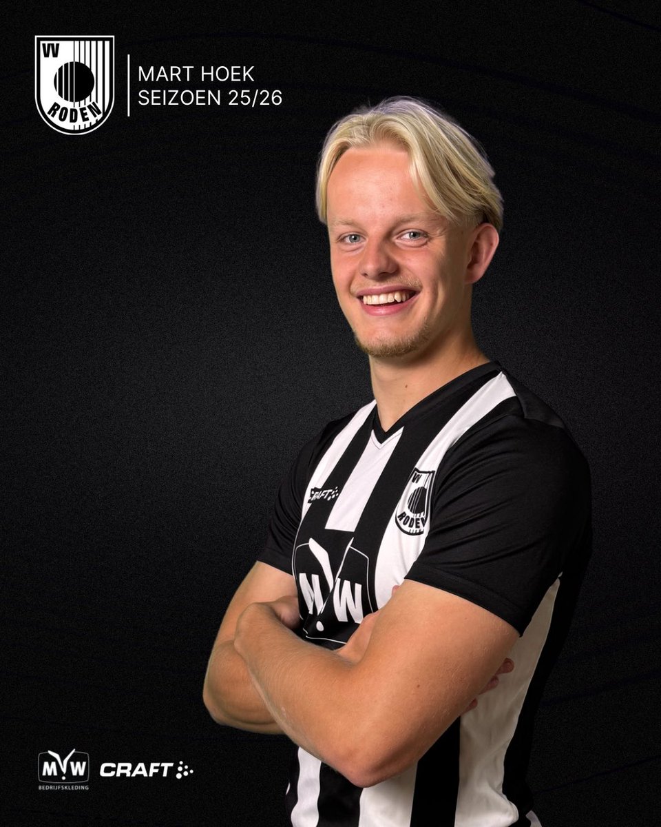 Wij verwelkomen Mart Hoek bij VV Roden! 🤍🖤

Verder kennismaken met Mart? 👉 Lees het volledige verhaal op vvroden.nl

#vvroden1
