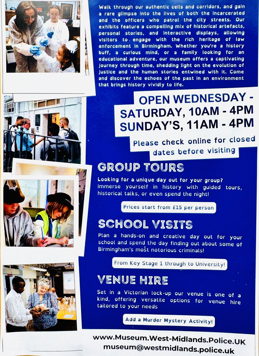 Cannon Hill Park (@cannonhillpark) on Twitter photo Open to Local <a href="/BirminghamEdu/">Birmingham Education</a> and <a href="/StreetWatchWM/">StreetWatch West Midlands</a> Wednesday - wknds 10.00am - 4.00pm Unlock 200yrs of <a href="/WMPHistory/">West Midlands Police Museum</a> with Prof Carl Chinn’s volunteers <a href="/BrumPolice/">Birmingham Police</a> <a href="/BTP/">British Transport Police</a> <a href="/WMPDogs/">WMP Dog Unit</a> <a href="/PoliceHorses/">Police Horses</a> <a href="/uknationalparks/">National Parks UK</a> Open to Local <a href="/BirminghamEdu/">Birmingham Education</a> and <a href="/StreetWatchWM/">StreetWatch West Midlands</a> Wednesday - wknds 10.00am - 4.00pm Unlock 200yrs of <a href="/WMPHistory/">West Midlands Police Museum</a> with Prof Carl Chinn’s volunteers <a href="/BrumPolice/">Birmingham Police</a> <a href="/BTP/">British Transport Police</a> <a href="/WMPDogs/">WMP Dog Unit</a> <a href="/PoliceHorses/">Police Horses</a> <a href="/uknationalparks/">National Parks UK</a>