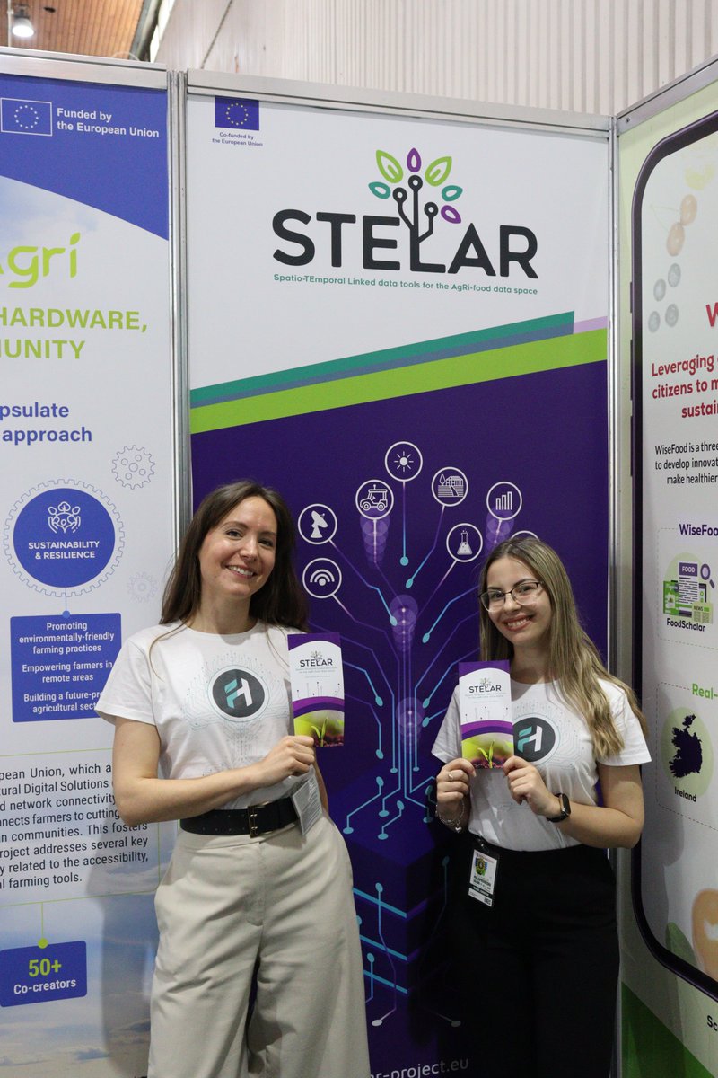 🌾We joined the 92nd International Agricultural Fair in Novi Sad to showcase how smarter data supports better decisions in agriculture.

 🧠 Quizzes and open chats brought STELAR’s mission to life.

 Thanks to all who visited us in Hall 1!

 #ResearchImpactEU #HorizonEurope
