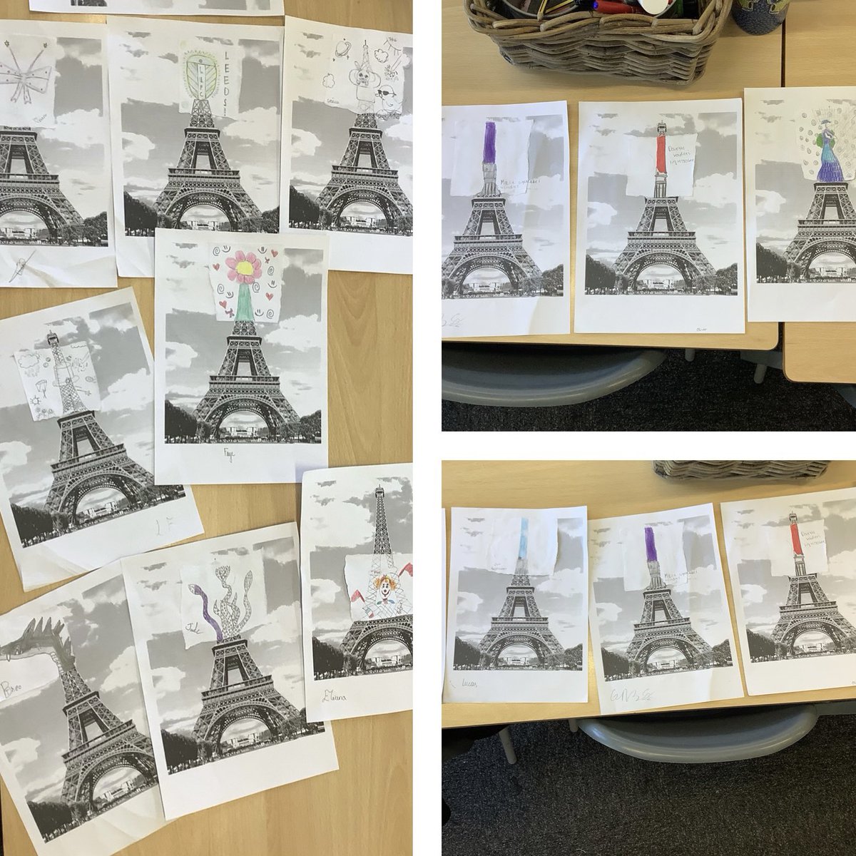 Our Year 6’s back at school are celebrating everything French, with drawings inspired by Ben Heine. Take a look at our fantastic French creations!🇫🇷🌟