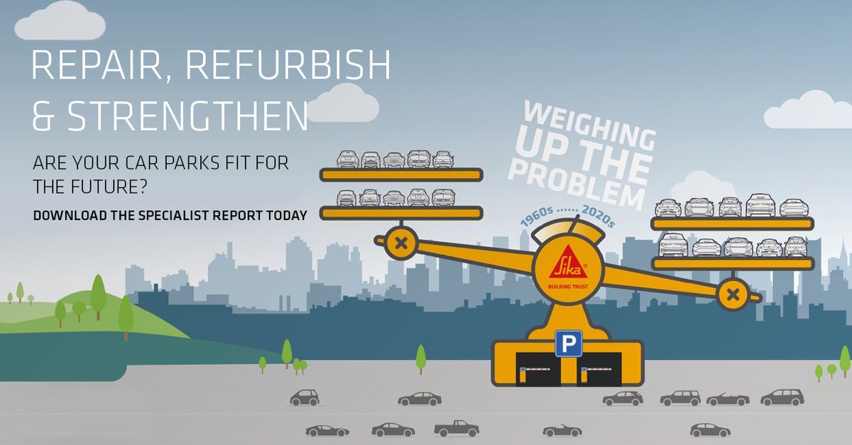 As #Parkex25 kicks off, it’s the perfect time to check if your car parks are prepared for rising EV adoption and ageing infrastructure.

Sika’s Specialist Car Park Report, offers solutions to protect and future-proof your assets.

Download here: gbr.sika.com/carparkreport