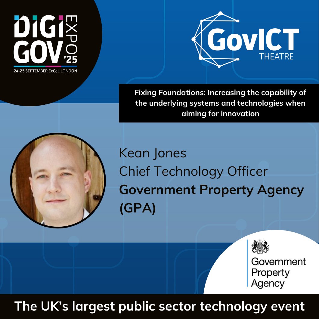 DigiGov Expo (@digigovexpo) on Twitter photo We’re excited to announce Kean Jones, Chief Technology Officer of <a href="/UKGovPropAgency/">Government Property Agency (the GPA)</a>
will take the stage in the Gov ICT Theatre at #DigiGovExpo! Don’t miss it.
View the agenda:hubs.la/Q03m0Cqk0
Book your spot: hubs.la/Q03m0Gzx0 We’re excited to announce Kean Jones, Chief Technology Officer of <a href="/UKGovPropAgency/">Government Property Agency (the GPA)</a>
will take the stage in the Gov ICT Theatre at #DigiGovExpo! Don’t miss it.
View the agenda:hubs.la/Q03m0Cqk0
Book your spot: hubs.la/Q03m0Gzx0