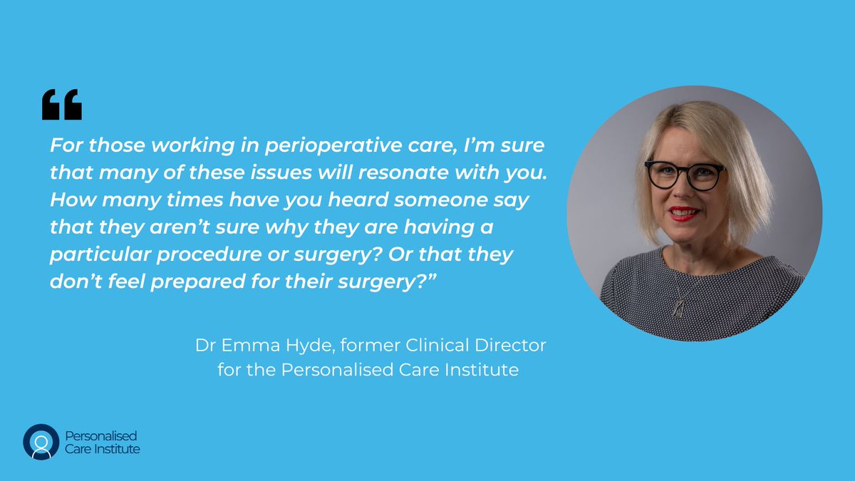 Personalised Care Institute (@pers_care_inst) on Twitter photo Our research has found that many people report not understanding surgical procedures or not feeling fully involved in the decision to have surgery.
What can we do to change this situation? Learn more in our new guest blog with <a href="/CPOC_News/">Centre for Perioperative Care</a>. Read it here: cpoc.org.uk/how-personalis… Our research has found that many people report not understanding surgical procedures or not feeling fully involved in the decision to have surgery.
What can we do to change this situation? Learn more in our new guest blog with <a href="/CPOC_News/">Centre for Perioperative Care</a>. Read it here: cpoc.org.uk/how-personalis…