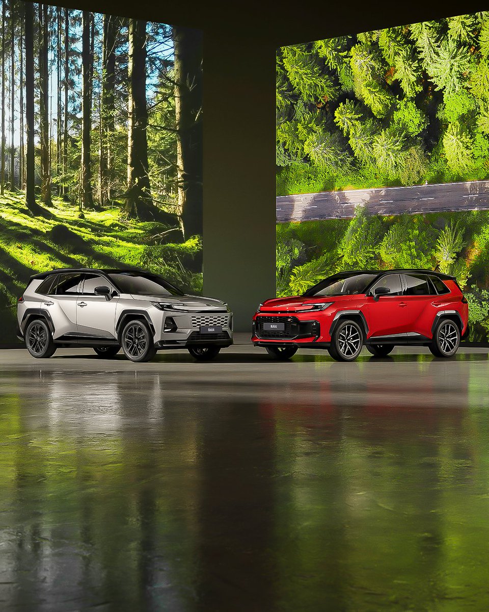 Dit is ’m: de nieuwe RAV4 PHEV! 🤩 Robuust, comfortabel en krachtig. Met een trekgewicht van 2.000 kg en een DC-boordlader van 50 kW ben je klaar voor élk avontuur. Of dat nu in de natuur of de stad is.
toyota.nl/modellen/verwa…

#Toyota #RAV4 #PossibilityAwaits