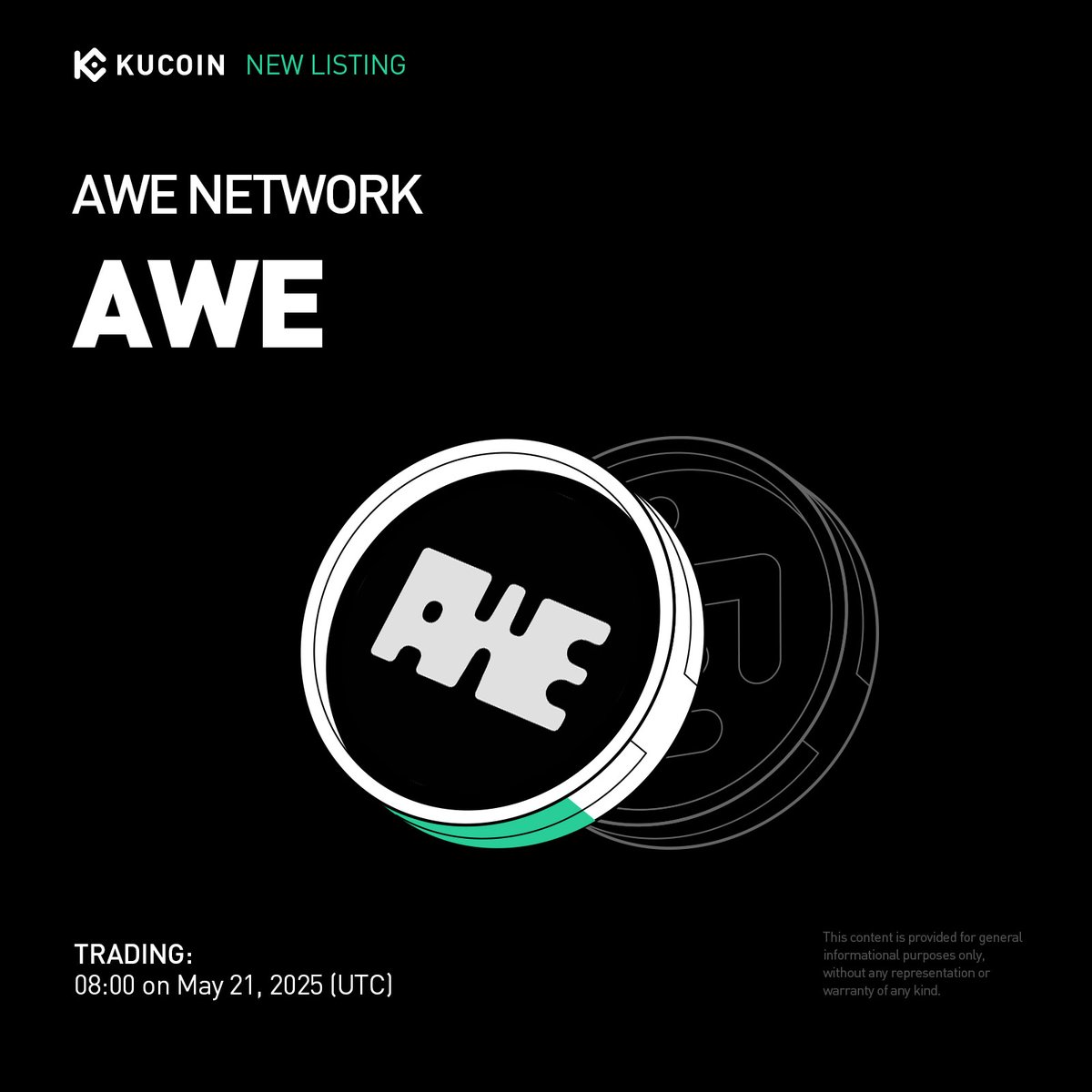 📢 <a href="/awenetwork_ai/">AWE</a> $AWE is now live on #KuCoinSpotMarket!
 
🚀 Dive into the world of AI-powered ecosystems—trade AWE/USDT now and participate in the AWE Listing Campaign.
 
🎁 400,000 $AWE up for grabs! Don’t miss your chance to earn:
👉 kucoin.com/platform/tradi… 
 
#KuListing #AWE