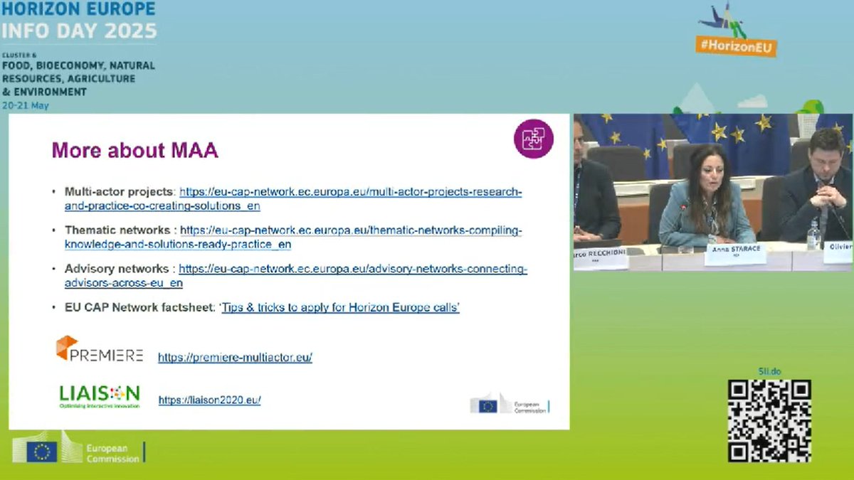 Insightful #InfoDays for the #HorizonEurope Cluster 6 

🚨30 calls require a strong Multi-Actor Approach (MAA)

💬 “Quality of MAA will be central and evaluated in all 3  sections"

MAA is a crucial competitive factor for your proposals

🟠⚪️ PREMIERE supports you in the process.