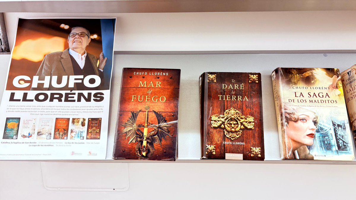 El mundo no para y los eventos literarios tampoco,y así lo reflejan nuestros expositores
📕El de la magnífica selección de participantes en la  #feriadellibro x las Bibliotecas Municipales Salamanca <a href="/bibliotorrente/">Bibliotecas Municipales Salamanca</a>
📗El de #PepeMujica
📘El de #EduardoMendoza
📓El de #ChufoLlorens