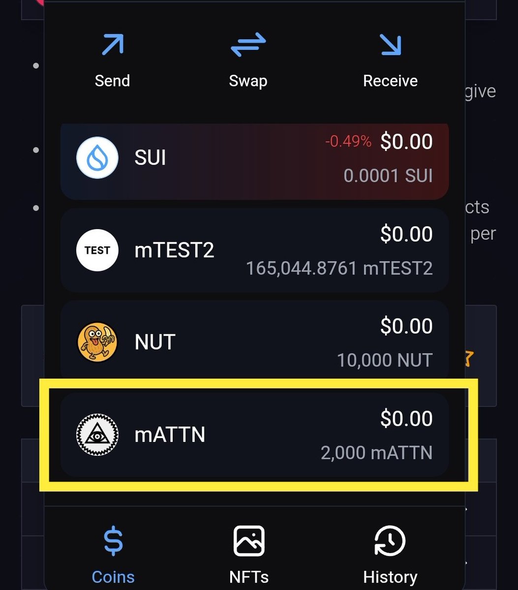 Microtech_Mt's tweet photo. WHOA! The @ATTNtoken Airdrop just dropped!
Checked my @GiveRep wallet and — BOOM — 2,000 $mATTN tokens landed!

Here’s the scoop:
🪙 1B Total Supply
🟢 $mATTN is LIVE and trading

Official $ATTN Contract just dropped!
More alpha + updates coming real soon…

Did YOU get yours?
Post a screenshot and flex your bag!

💙 Like | 🔁 RT | ⬇️ Tag a friend who needs this!
